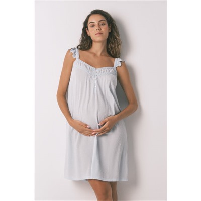 Camisón "maternity" soft touch verde