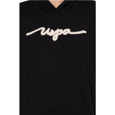 Kadın Siyah Kapüşonlu Sweatshirt