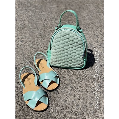 Zapatos Cruzado menta+AB.Z · Pelle · mochila 421 (650) menta