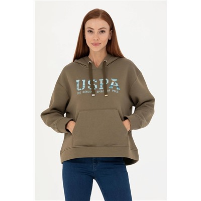 Kadın Haki Sweatshirt