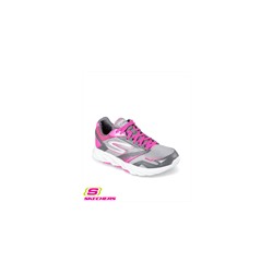 Skechers GO Run Vortex Charcoal/Hot Pink Athletic Shoe