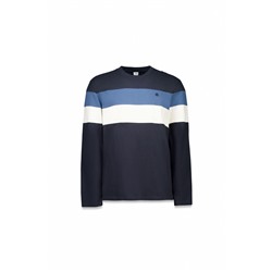 Camiseta manga larga piqué cortes