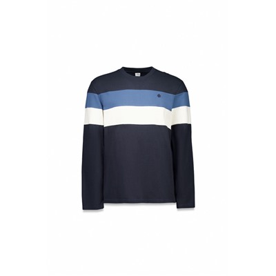 Camiseta manga larga piqué cortes