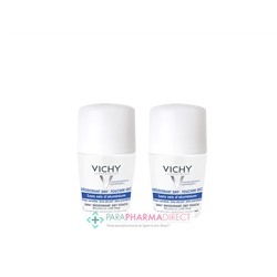 Vichy Déodorant 24h sans Sels d'Aluminium Bille 2x50mlLot  × 2