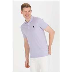 U.S. Polo Assn. Erkek Lila Polo Yaka Basic T-shirt 50264891-VR049