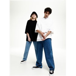 Jeans im Loose-Fit mit tiefem Schritt