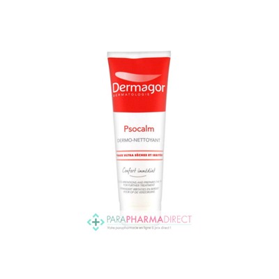 Dermagor Psocalm Dermo-Nettoyant Elimine les Squames et Prépare au Soin 250ml