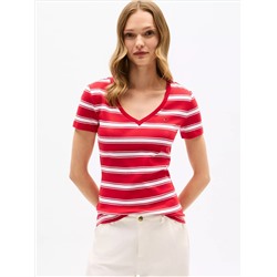 V-Neck Stripe Favorite T-Shirt