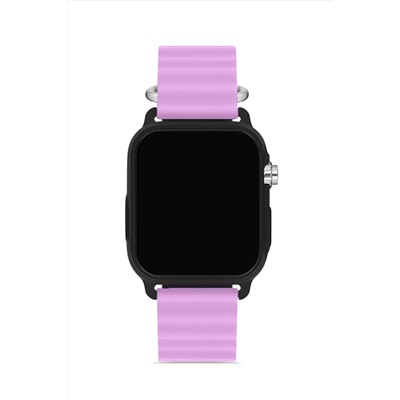 Aqua Di Polo 1987, Mor Silikon Unisex Dijital Led Kol Saati APWR033311