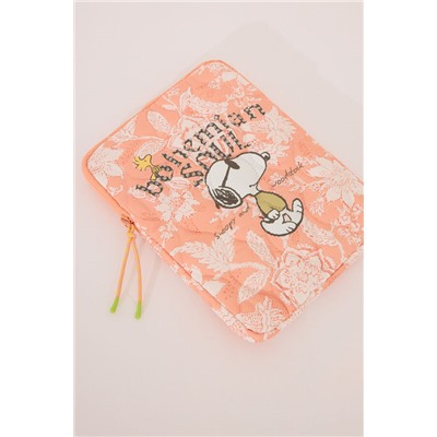 Funda tablet Snoopy nylon acolchado