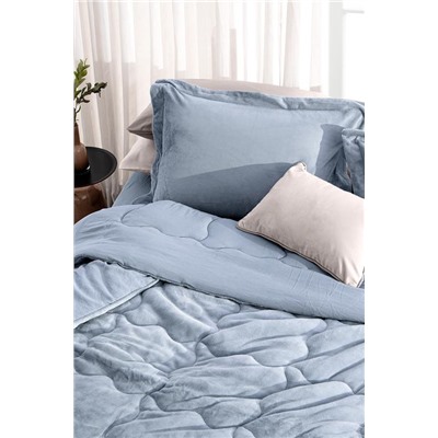 Kaira Tek Kişilik Comforter Set - İndigo