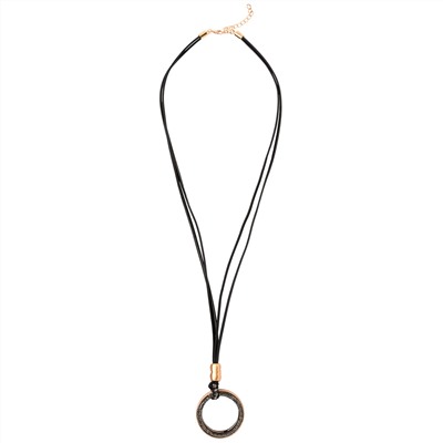 Damen Kette mit rundem Anhänger