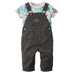 2-Piece Tee & Overall Set