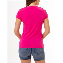 CASCADING GRAPHIC V-NECK T-SHIRT
