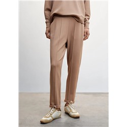 Pantalón jogger piqué -  Mujer | MANGO OUTLET Melilla