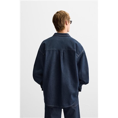 SOBRECAMISA DENIM BOLSILLO