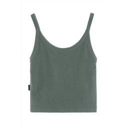Crop top Caqui