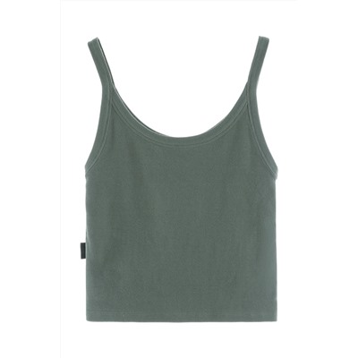 Crop top Caqui