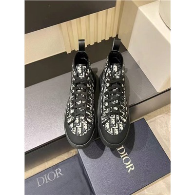 Мужские высокие кроссовки Dio*r 🖤  Реплика 1:1