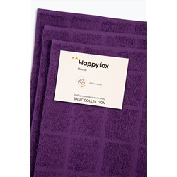 Набор махровых полотенец 3 шт Happy Fox Home