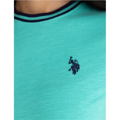 RINGER NECK TRIM T-SHIRT