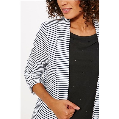 Chaqueta Azul marino y blanco