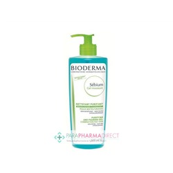 Bioderma Sébium Gel Moussant Nettoyant Purifiant 500ml