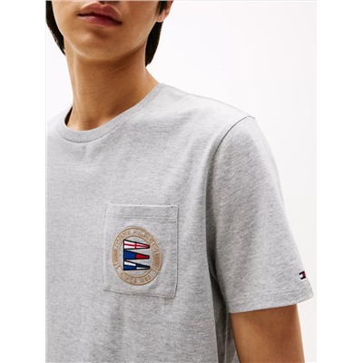 Nautical Flag Logo Pocket T-Shirt