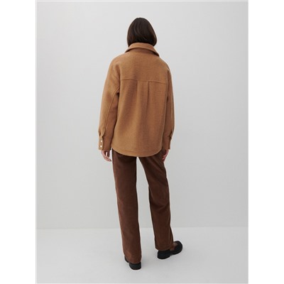 Hemdjacke aus Wollmischung