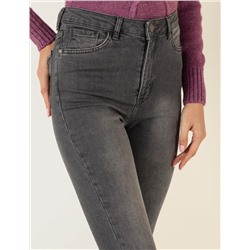Koyu Gri Skinny Fit Jean Pantolon