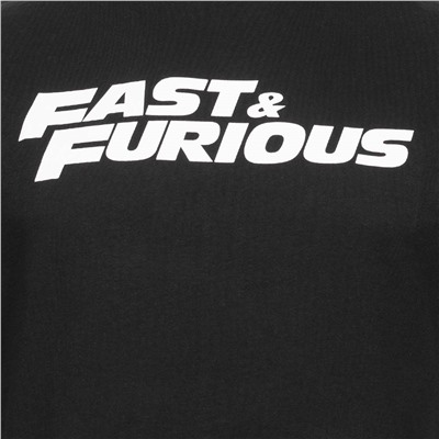 FAST & FURIOUS Logo Herren T-Shirt UNMTS047BLK