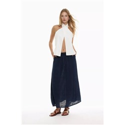 Rustic midi skirt