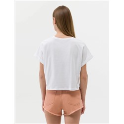 Beyaz Comfort Fit Tişört