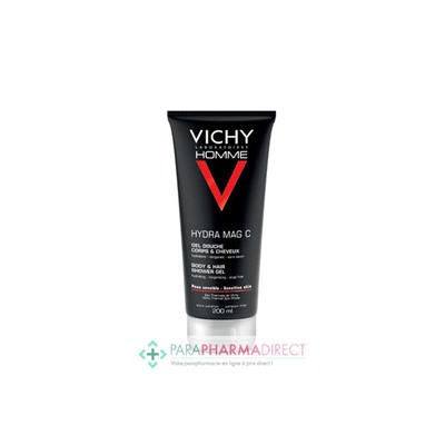 Vichy Homme Hydra Mag C Gel Douche Hydratant Revigorant 200ml