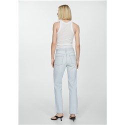 Jeans rectos tiro medio