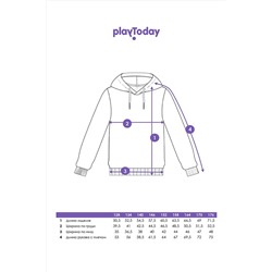 Худи PLAYTODAY, 1121564