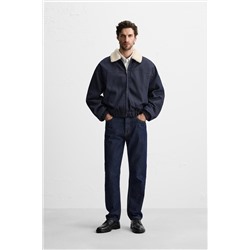 CAZADORA DENIM COMBINADA