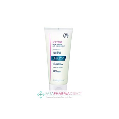 Ducray Ictyane Crème Lavante Anti-Dessèchement Visage & Corps 200ml