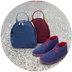 АВ. Zapatos 1512 NAVI-RED+AB.Z · Pelle · mochila serraje (610) АКЦИЯ