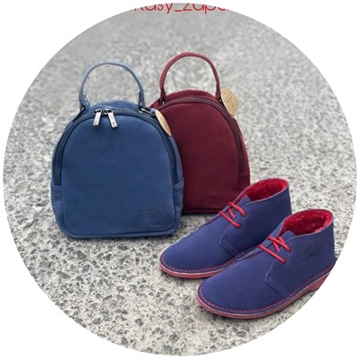 АВ. Zapatos 1512 NAVI-RED+AB.Z · Pelle · mochila serraje (610) АКЦИЯ