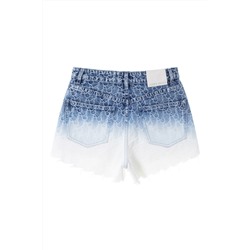 Short vaquero dip-dye Azul