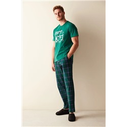 Penti Erkek Breakfast Gang Sloganlı Pijama Set PHG5NFA123SK-GN63