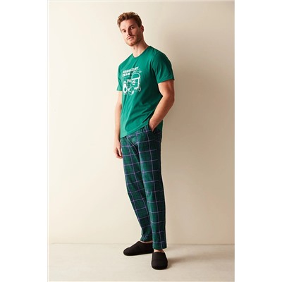 Penti Erkek Breakfast Gang Sloganlı Pijama Set PHG5NFA123SK-GN63