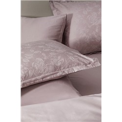 Avril King Size Baskılı - 300TC Saten Nevresim Takımı - Pudra