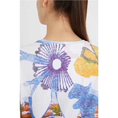 Camiseta canalé arty