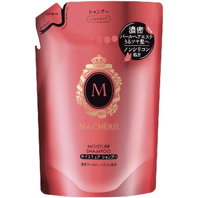 SHISEIDO Шампунь БЕССИЛИКОНОВЫЙ  увлажняющий Ma Cherie MOISTURE , цветочно-фруктовый аромат, сменная упаковка 380мл.