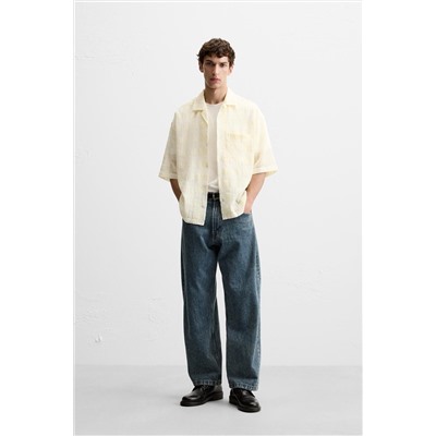 CAMISA JACQUARD CUADROS