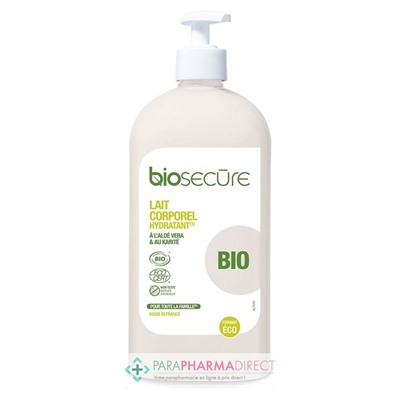 Bio Secûre Lait Corporel Hydratant - A l'Aloé Vera & au Karité - BIO - 730 ml