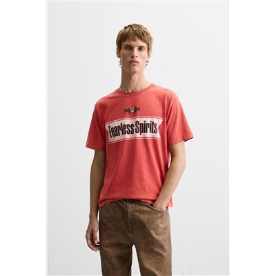CAMISETA ESTAMPADA CROPPED FIT