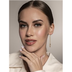 Серьги-продёвки из золочёного серебра 925 пробы п7-716з
